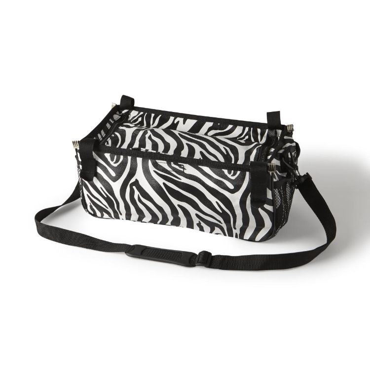 Medline Zebra-Striped Under Bag for Posh Zebra Print Pink Rollator