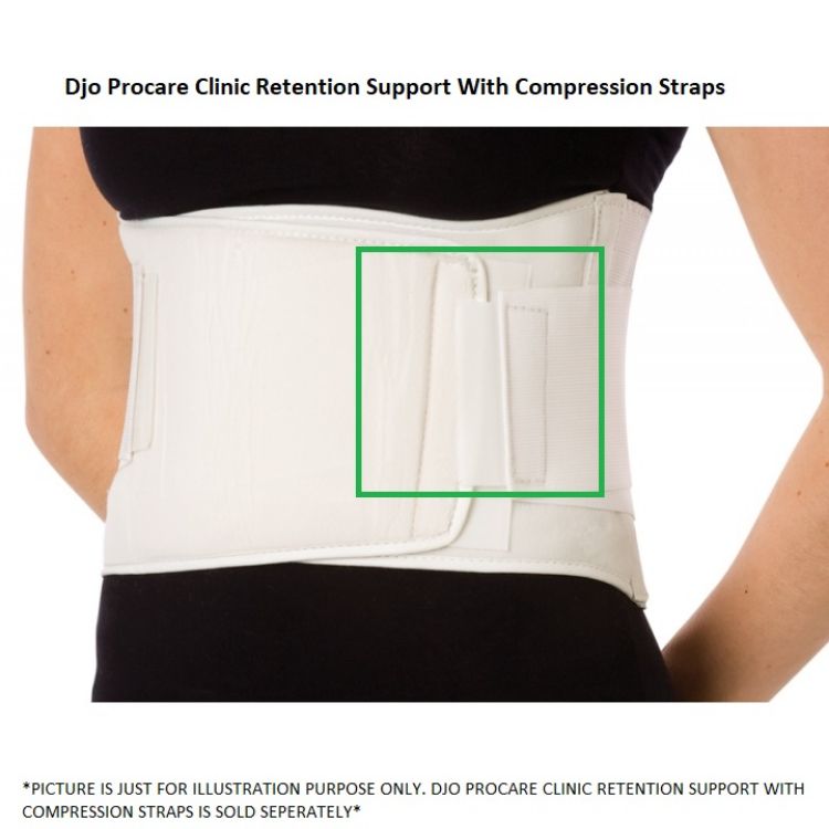 Comfortform Moldable Insert For Djo Procare Clinic Retention Support With Compression Straps
