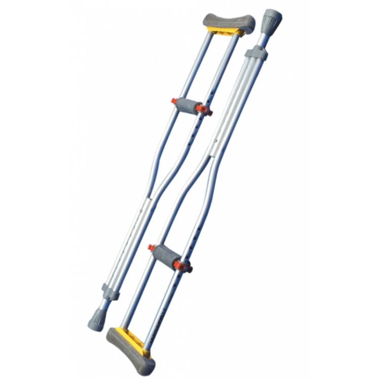 Djo Procare Adjustable Anodized Aluminium Crutches