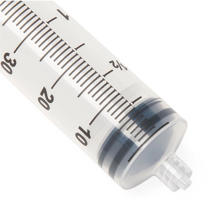 Medline Sterile Luer Lock Syringe, 60 mL