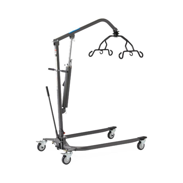 Medline Manual Hydraulic Patient Lift, 6-Point Cradle