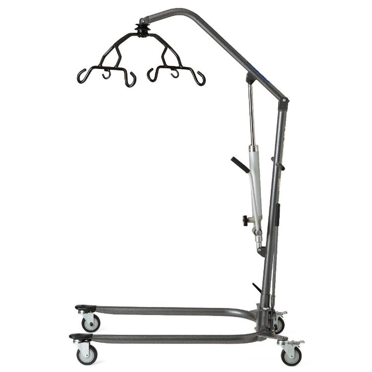 Medline Manual Hydraulic Patient Lift, 6-Point Cradle