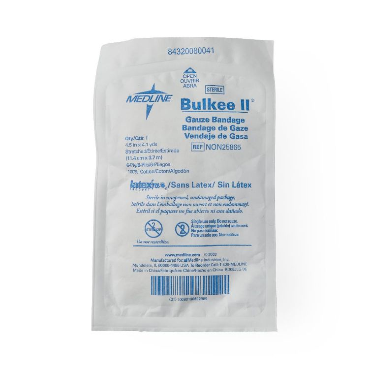 Medline Bulkee II Sterile Cotton Gauze Bandage