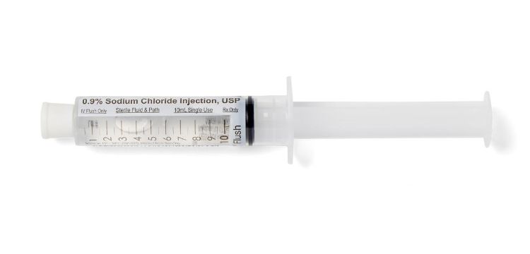 Medline Prefilled Saline IV Flush Syringe