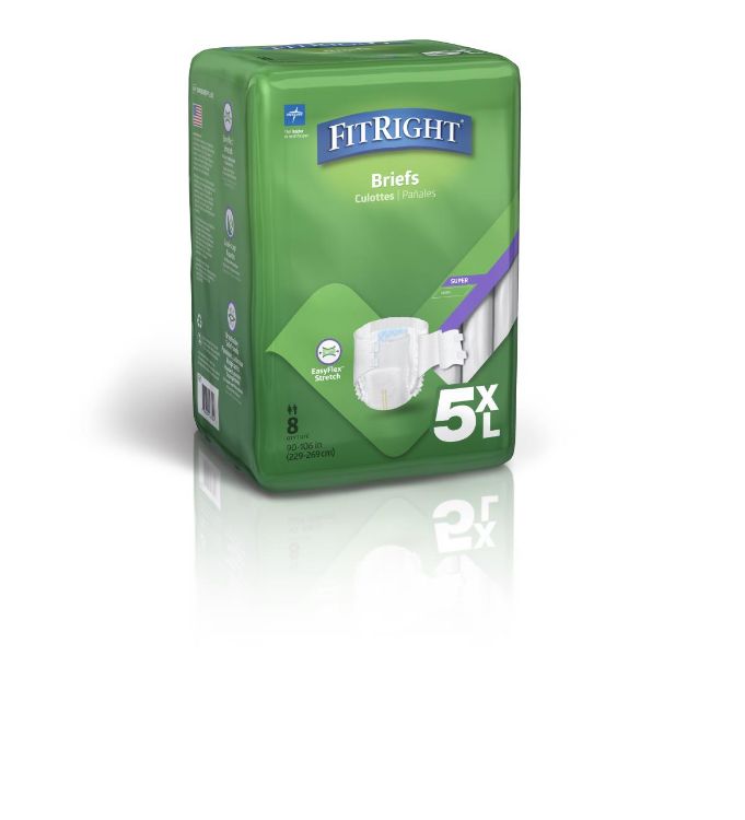 Medline FitRight Plus Bariatric Adult Incontinence Briefs