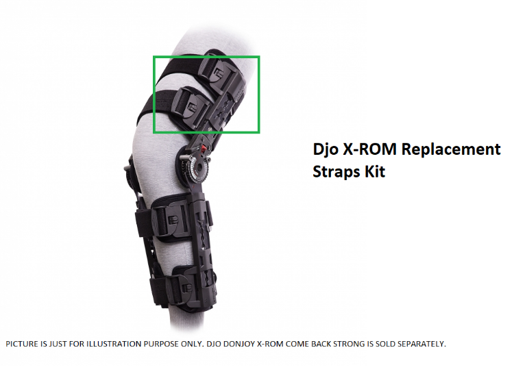 Djo X-ROM Replacement Straps Kit