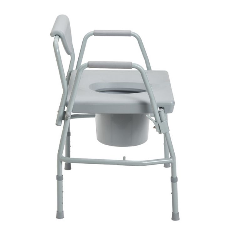 Deluxe Bariatric Drop-Arm Commode Drive Medical