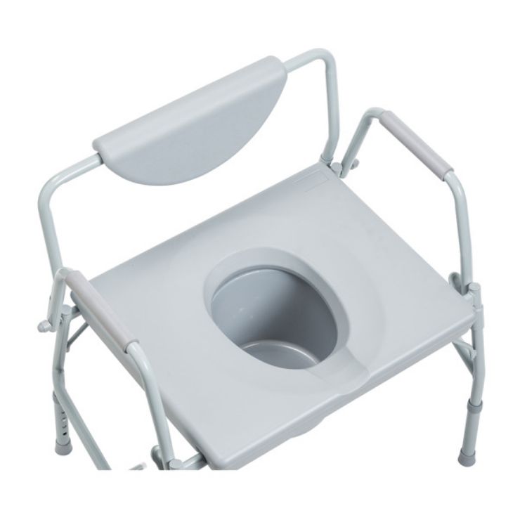 Deluxe Bariatric Drop-Arm Commode Seat Drive Medical