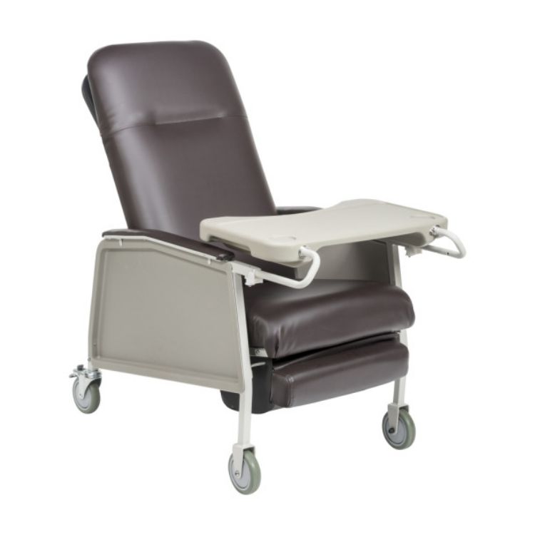 recliner chair 3 positions charcoal colour