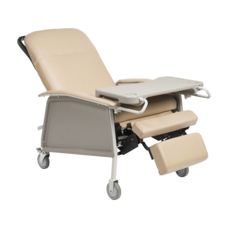 recliner chair 3 positions  open position Tan colour