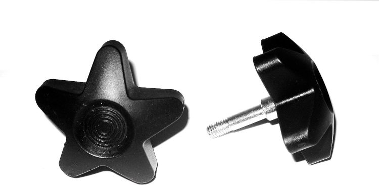 Picture of Replacement Height Adjustment Knob for Deluxe 3 Wheel Aluminum Rollator