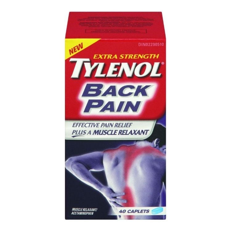 Tylenol Back Pain Extra Strength Caplets 40