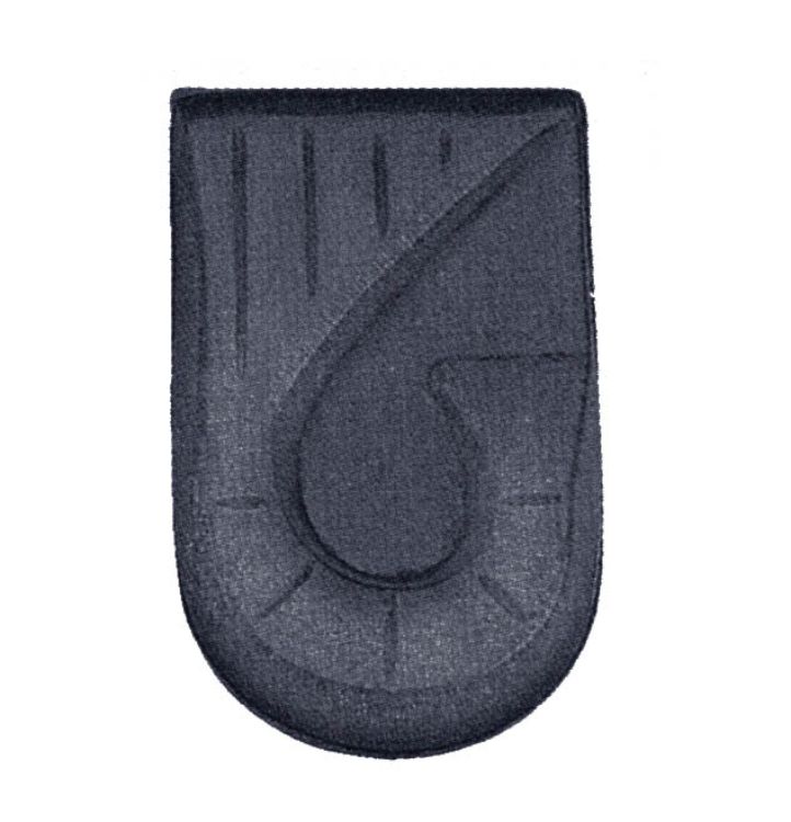 Intercept Heel Spur Pad with Curl