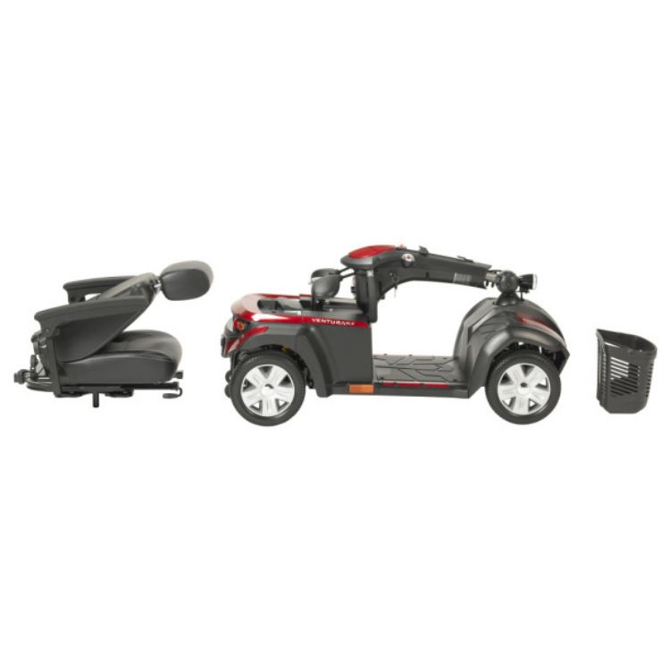 Ventura 4-Wheel Scooter folded