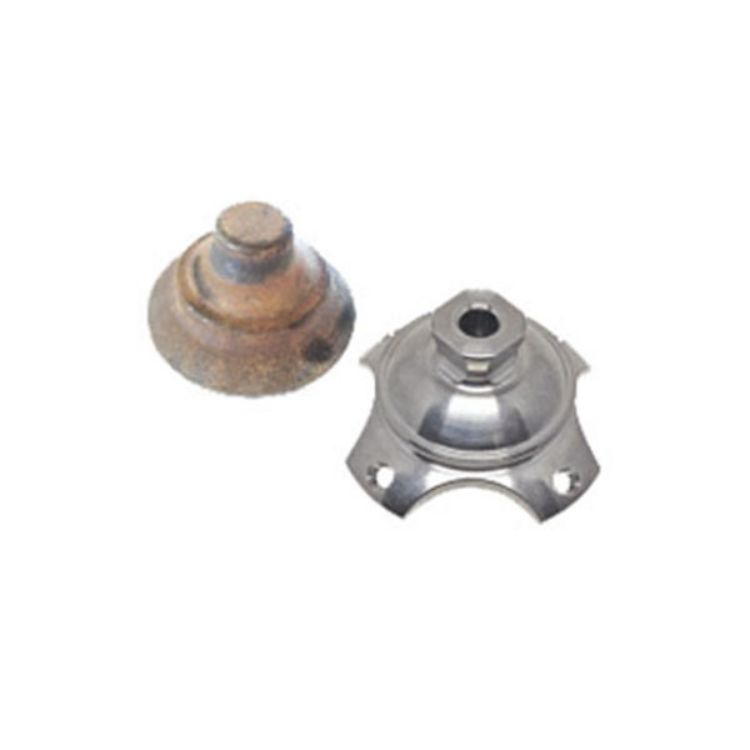 4-Prong Socket Adapter with Centre Hole, Titanium