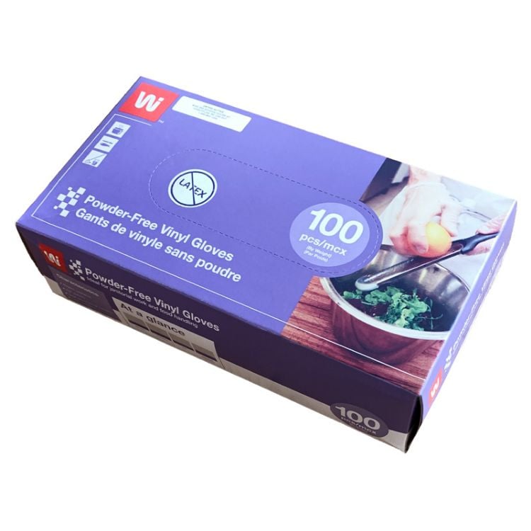 Powder-Free Vinyl Gloves – 100/Box