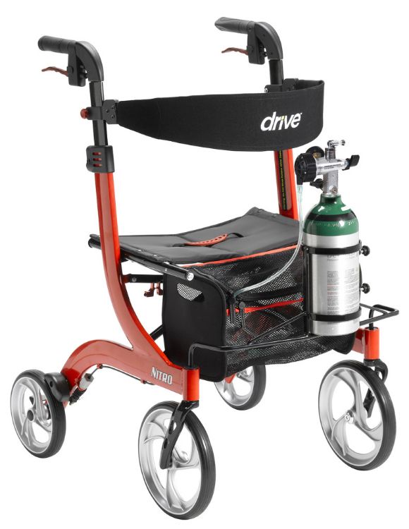 Oxygen Tank Holder for Nitro rollator 