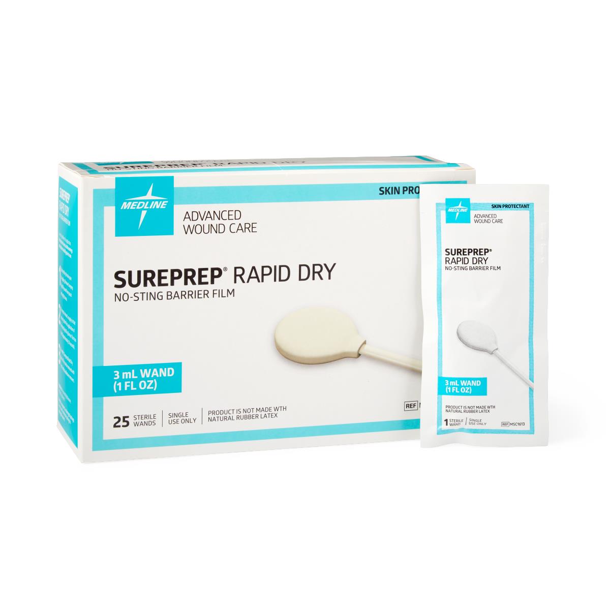 Medline SurePrep Rapid Dry No Sting Barrier Film | HHCS