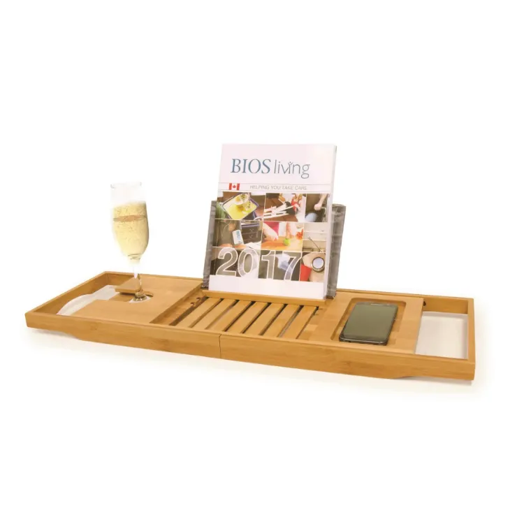 Bamboo Bathtub Caddy