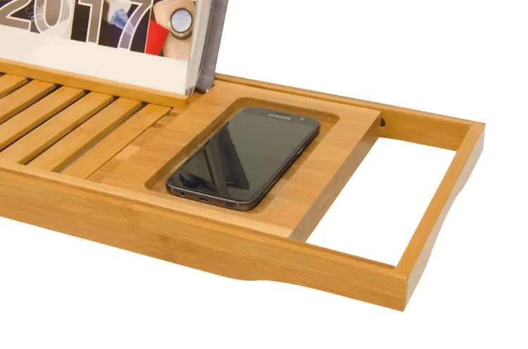 Bamboo Bathtub Caddy