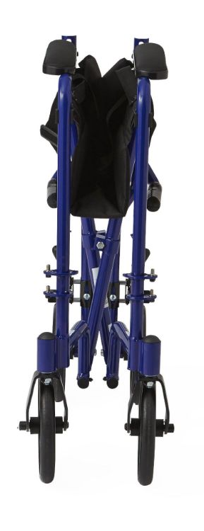 Medline Aluminum Transport Chair with Armrests