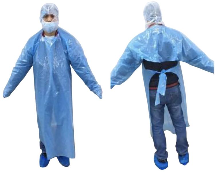 Medline Polyethylene Cover Gowns