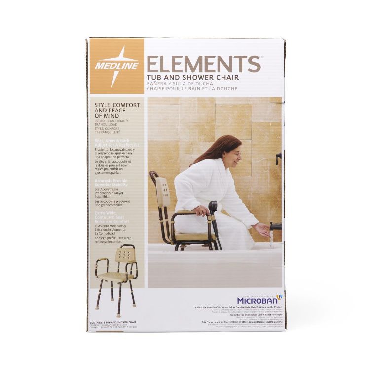 Medline Elements Shower Chair Microban Treatment