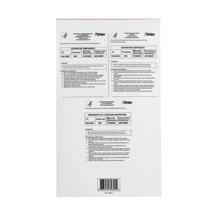 Honeywell N95 Particulate Respirator (Box of 50)