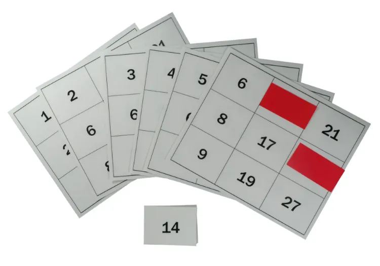 Easy Number Bingo