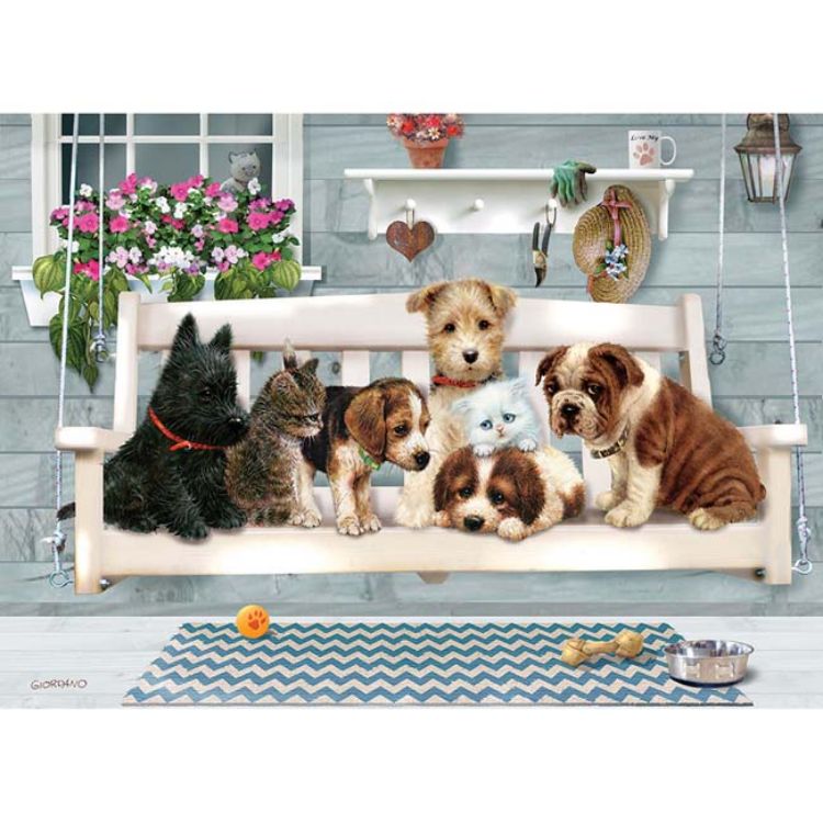 Porch Swing Buddies Puzzle