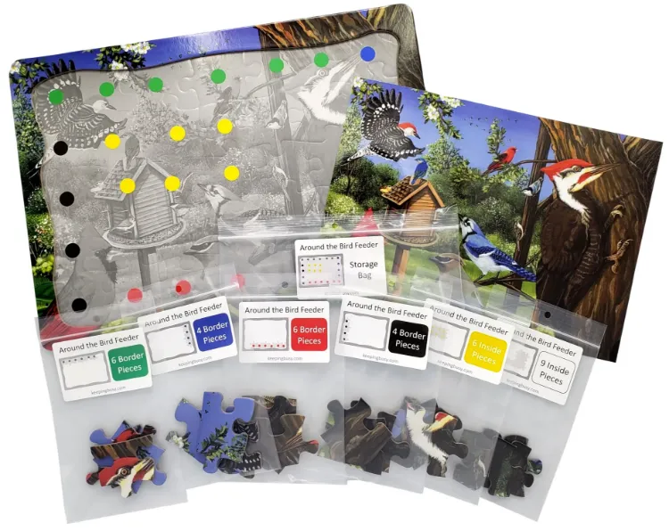 Around the Bird feeder Puzzle