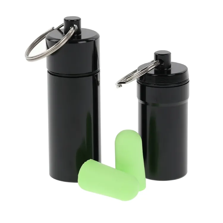 Tapered Foam Ear Plugs w/ Key Chains