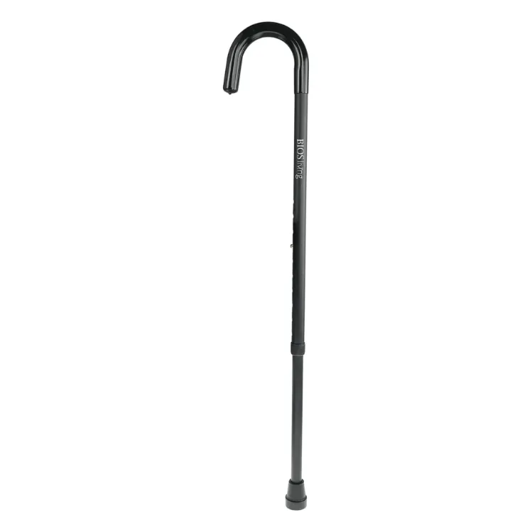 J-Handle Cane - Black (PVC)