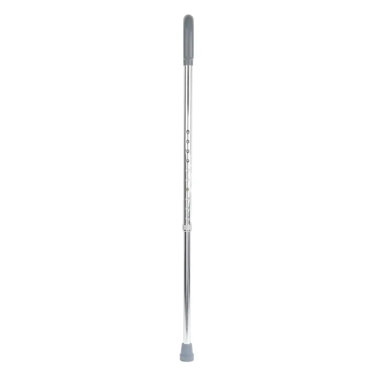J-Handle Cane - Silver (PVC)