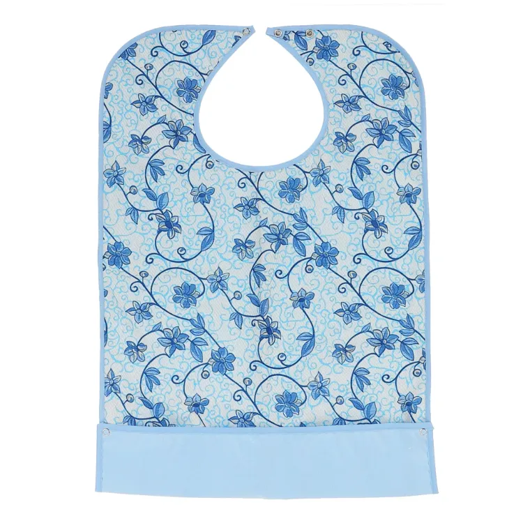 Blue Floral Clothing Protector