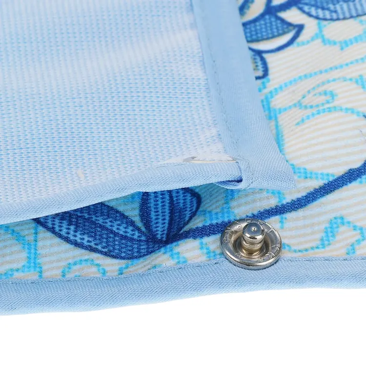 Blue Floral Clothing Protector