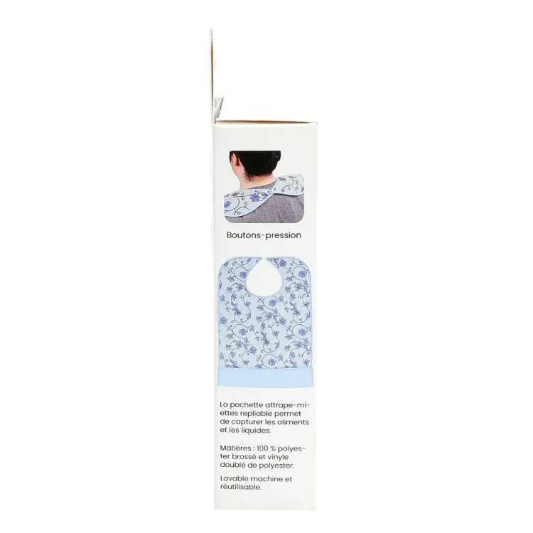 Blue Floral Clothing Protector
