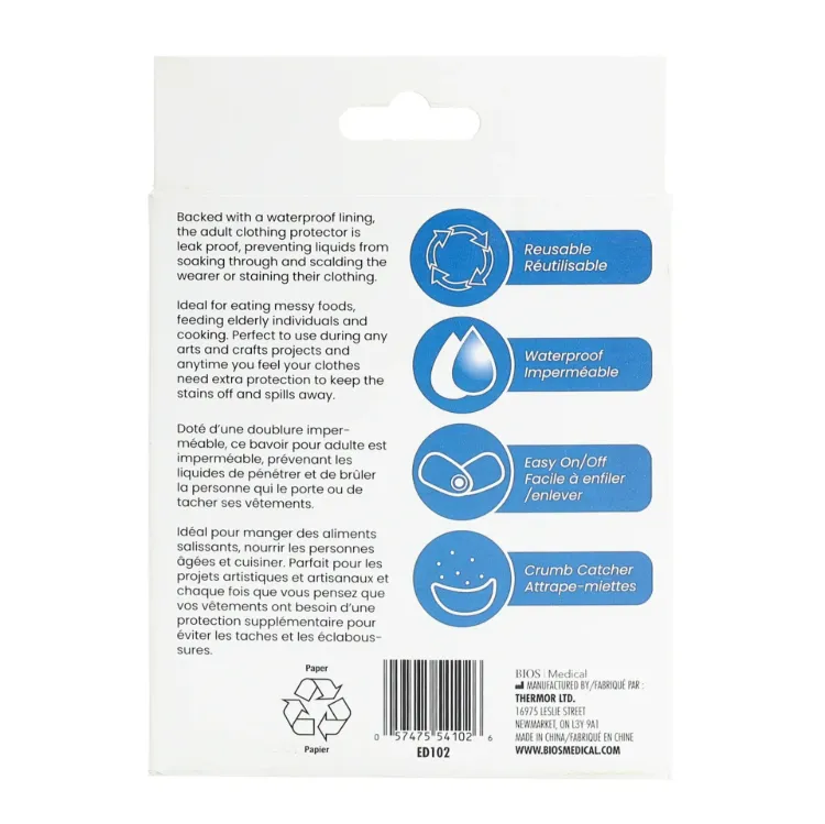 Blue Floral Clothing Protector