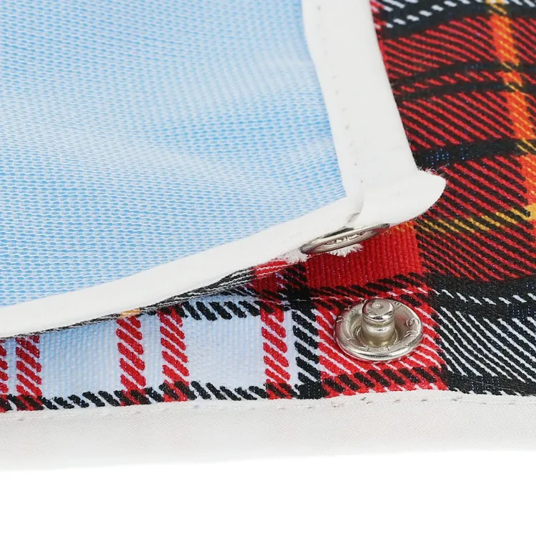Red Plaid Clothing Protector