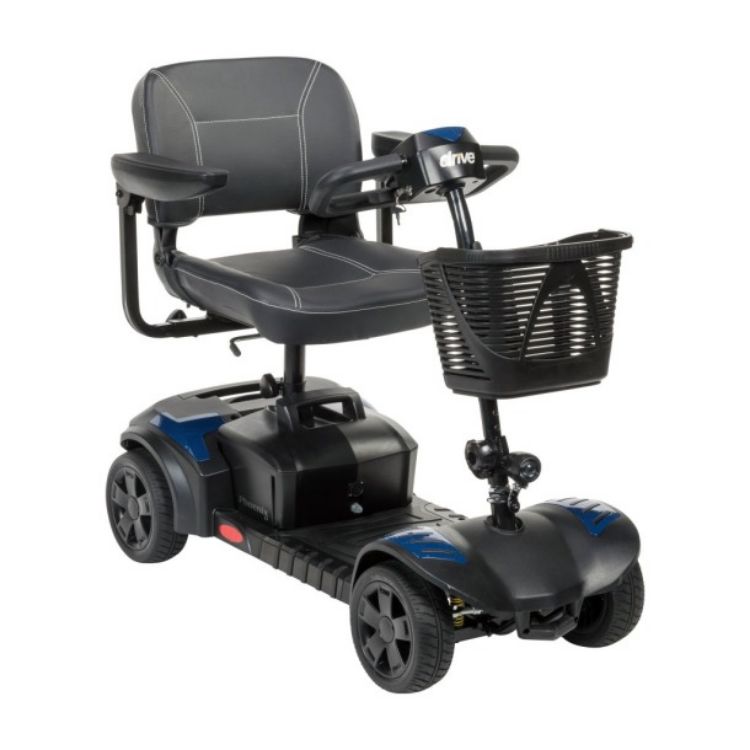 Phoenix LT 4-Wheel Scooter blue panels