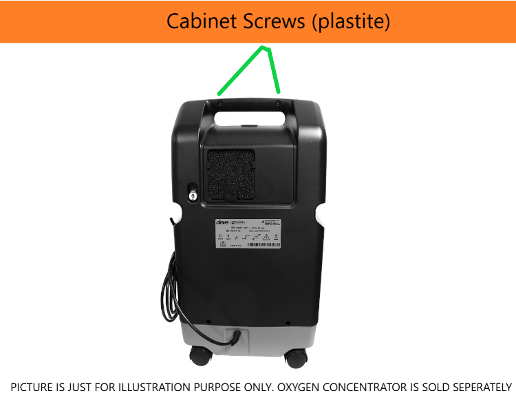 Cabinet Screws (plastite) for Drive DeVilbiss 5L Oxygen Concentrator