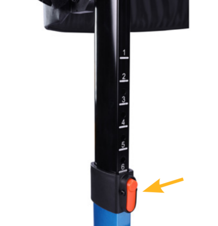 Arm Ht Locking Assy. for Drive Upright Walker