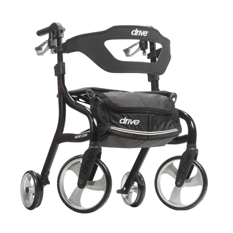 Drive Nitro Sprint Rollator With with Accessories (Weight Capacity 350LBS)
