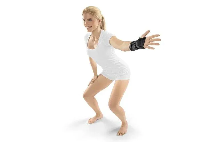 Dynamics Lace-up Wrist Brace without Thumb Piece I For Left Hand