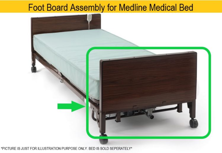 Medline Foot Board Assembly