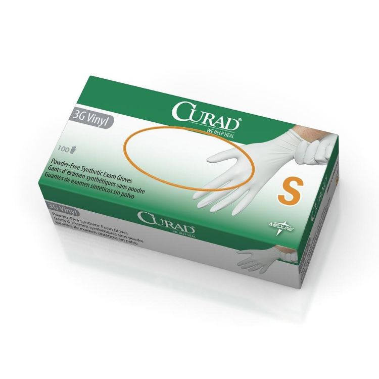 Medline Curad Synthetic Stretch Vinyl Exam Glove