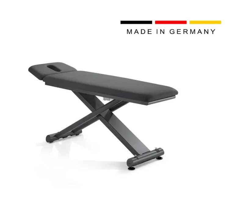 PINO Q Massage Table with 3 part head section I Anthracite Black