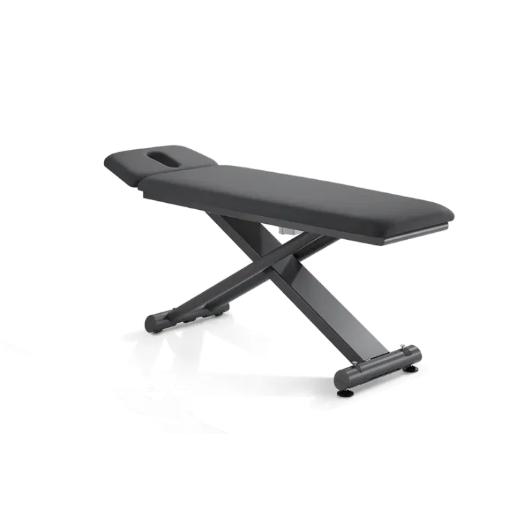 PINO Q Massage Table with 3 part head section I Anthracite Black