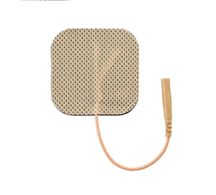 Tan Cloth Electrodes with Tyco Gel I 4/pk