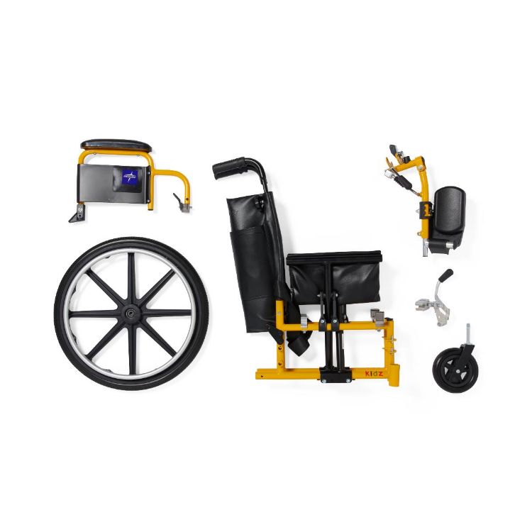Excel Pediatric Wheelchair with Elevating Legrests, Telescoping Handles and Seat Belt